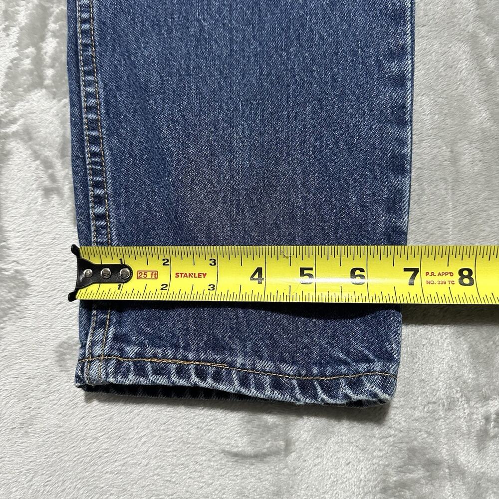 Vintage 00's Levis 512 Slim Fit Tapered‎ Leg Jeans Womens Size 12 Short Blue USA - Picture 5 of 12